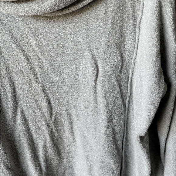 Barefoot Dreams Light Gray Cowl Neck Sweater - Picture 3 of 7